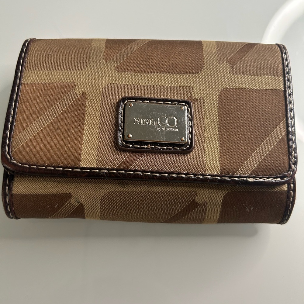 Nine & Co. Tan and Brown Wallet